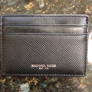 Michael Kors Leather Card Case (Harrison)
